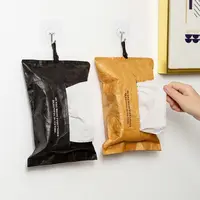 Car Tissue Holder DuPont Paper Portable Tissue Case Foldable Dustproof Napkin Papers Bag Waterproof Toilet Tissue Box Office 1