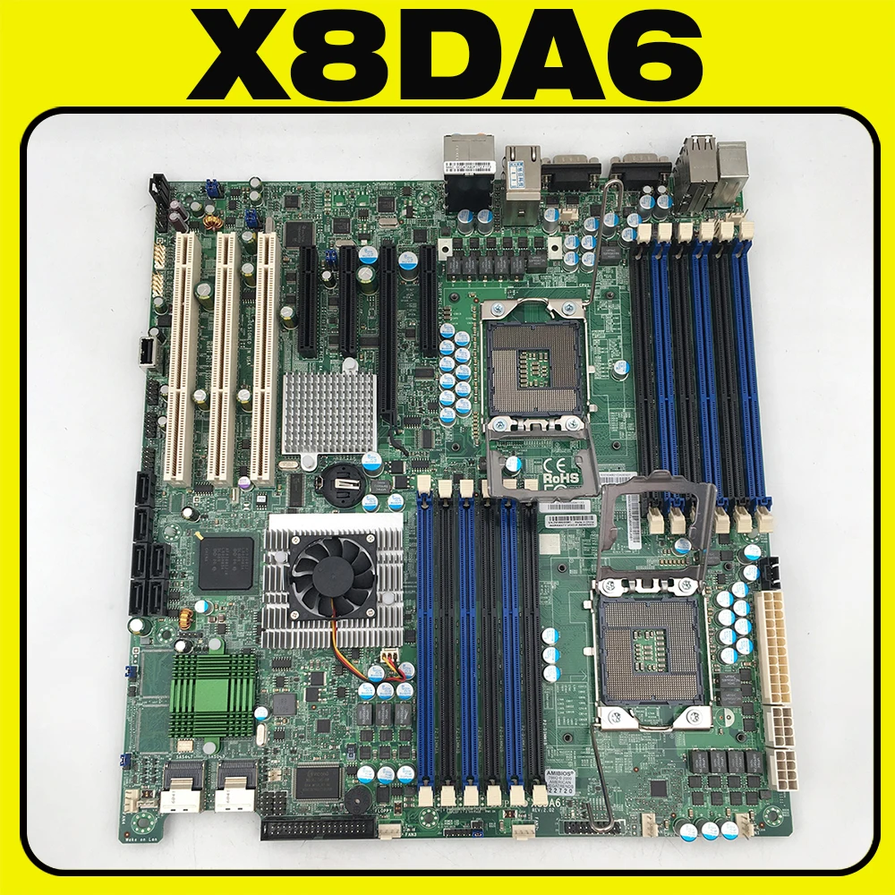 

X8DA6 For Supermicro Dual way Workstation Motherboard LGA1366 Xeon Processor 5600/5500