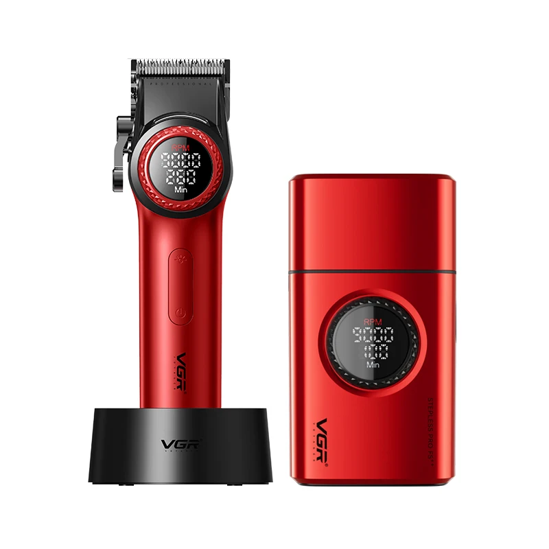VGR المقص قص الشعر مجموعة عالية الجودة آلة قطع الش...