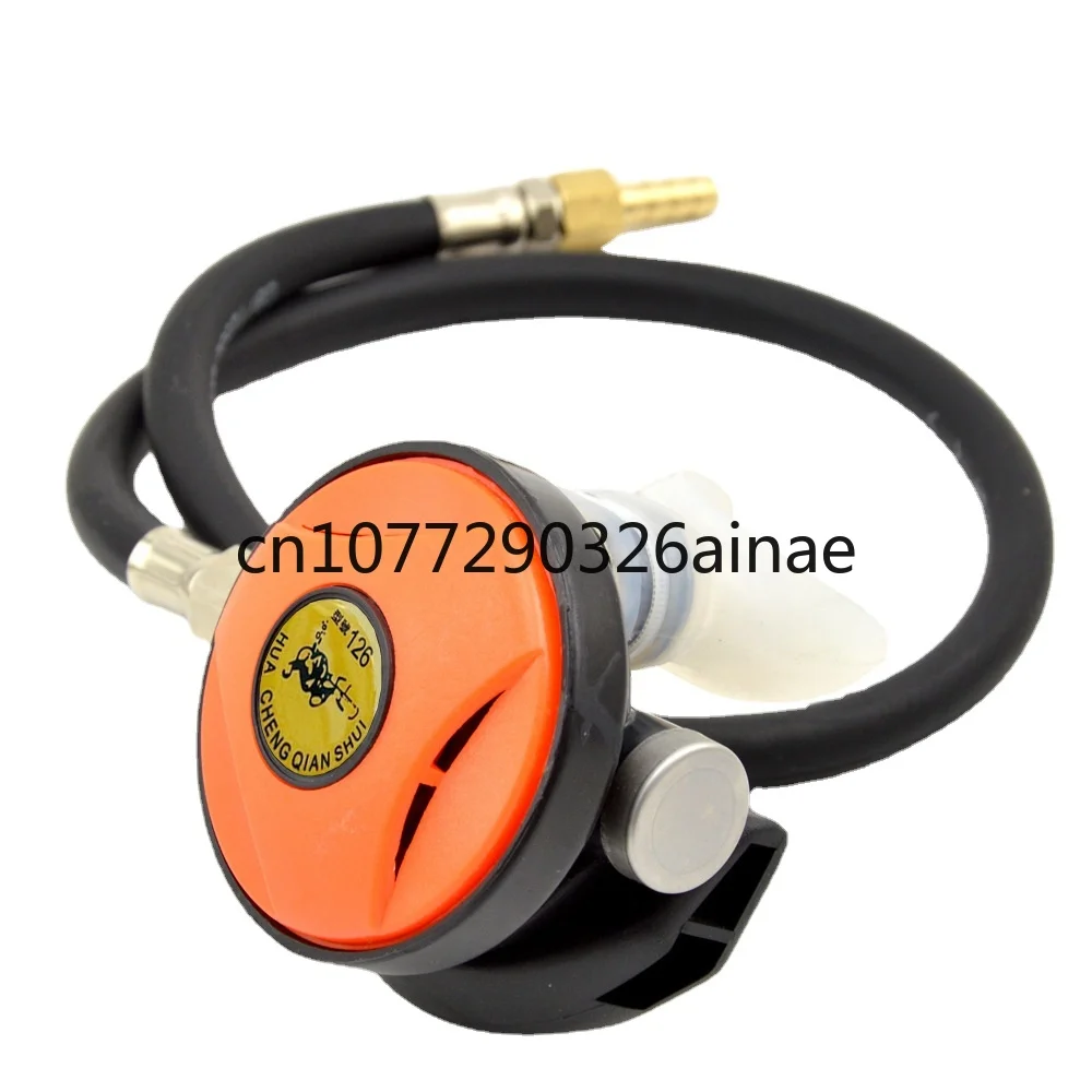 

Non-Adjustable Diving Secondary Head Respirator Secondary Regulator Pressure Reducing Valve Pressure Reducer Feed Hose VL-04