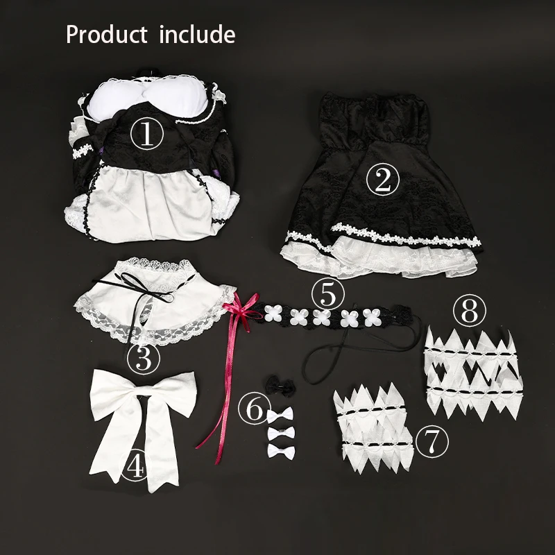 Re:Zero Rem Maid Uniform Cosplay Costume