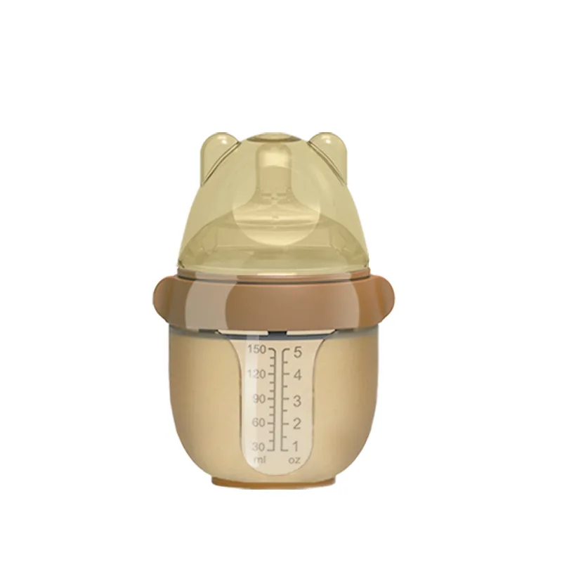 Feeding Bottle Full Silicone, Feeding Bottle, Weaning Artifact Baby, Anti-flatulence, Artificial Pacifier
