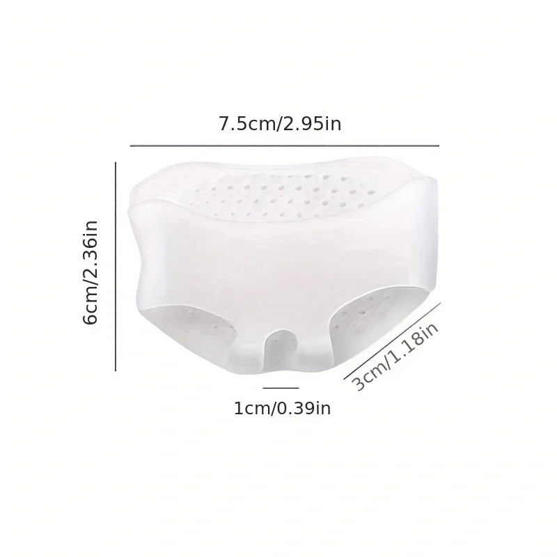 Silicone Forefoot Pad Anti-pain Insole For Women Anti-slip Super Soft Honeycomb High Heels Anti-wear Foot Artifact 4