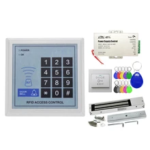 Sistema de Control de Acceso, abridor de puerta electrónico seguro, juego Digital de garaje para el hogar, Kit de cerradura de puerta inteligente RFID magnética eléctrica
