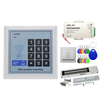 RFID Access Control System Safe Electronic Gate Opener Home Garage Digital Set Eletric Magnetic RFID Smart Door Lock Kit 1