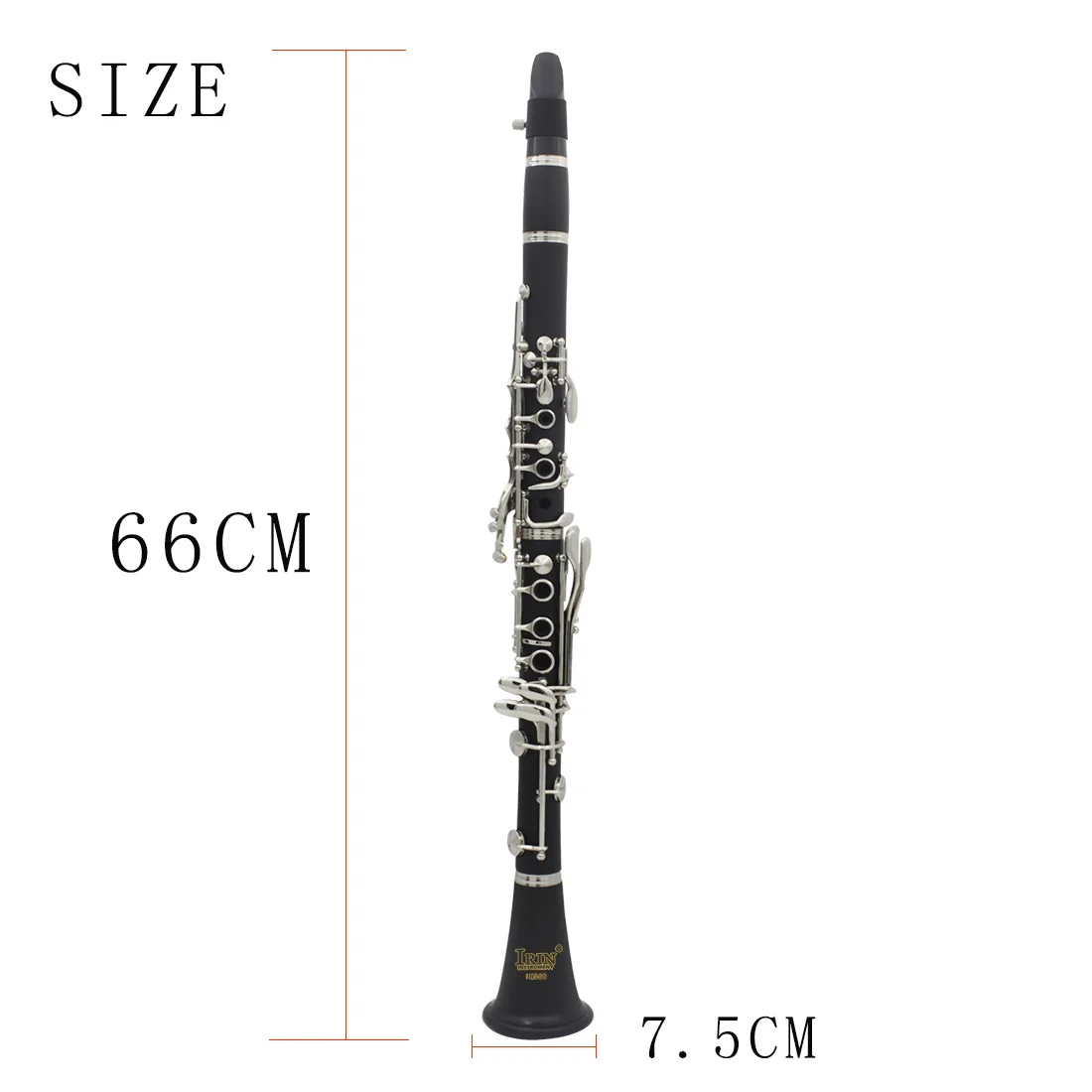 IRIN Clarinet Bb Clarinet 17 Keys 6 Rings Bakelite Blackwinds Professional Woodwind Musical Instruments With Accessories Bag clarinet woodwind instrument