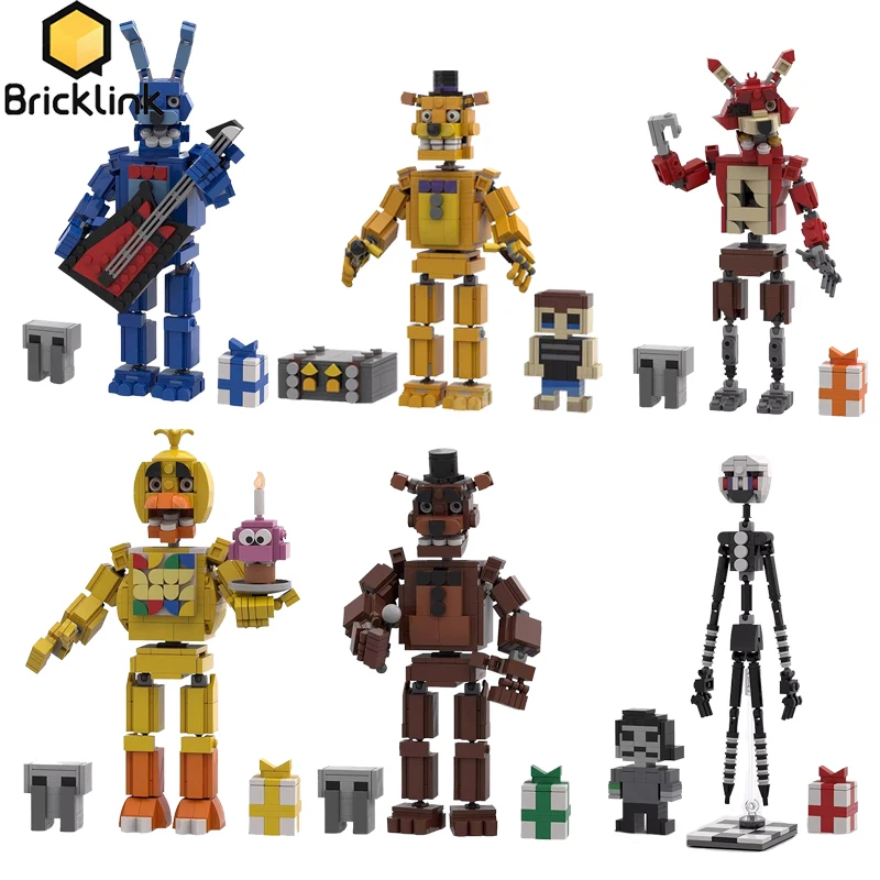Bricklink MOC Ideas Five Nights Horror Game Freddyed Action