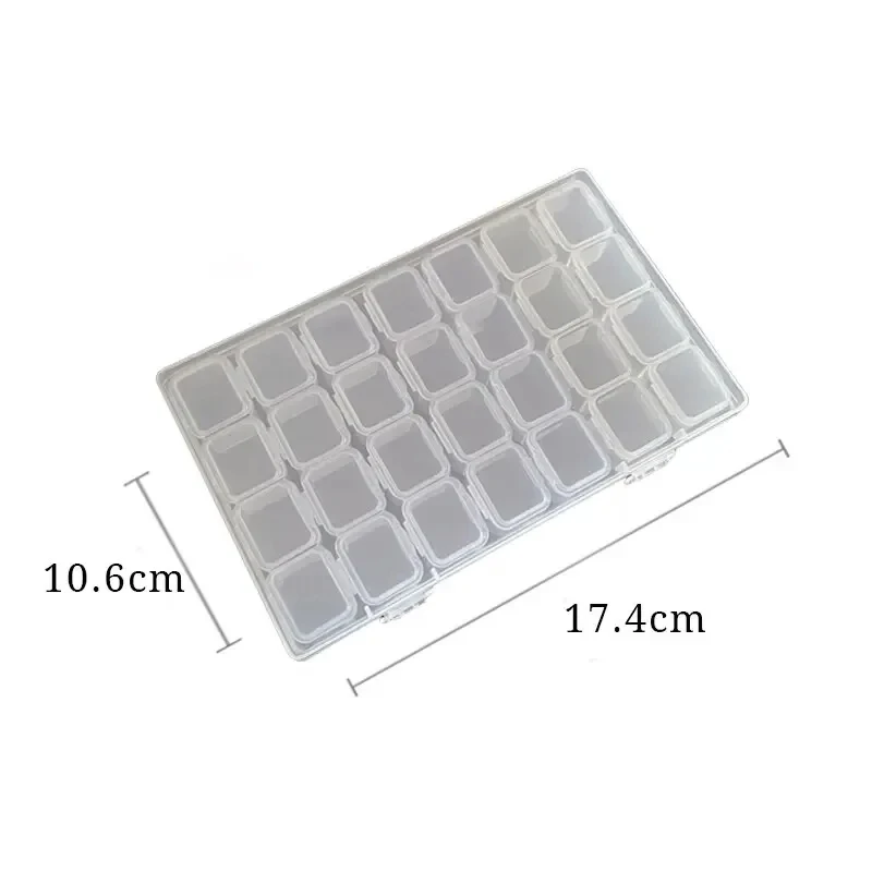 4 Divisori Trasparenti Per Organizer Gioielli - Griglie Regolabili In Plastica 17,5x9,5 Cm, 15 Scomparti, Per Orecchini, Anelli, Perline - 3