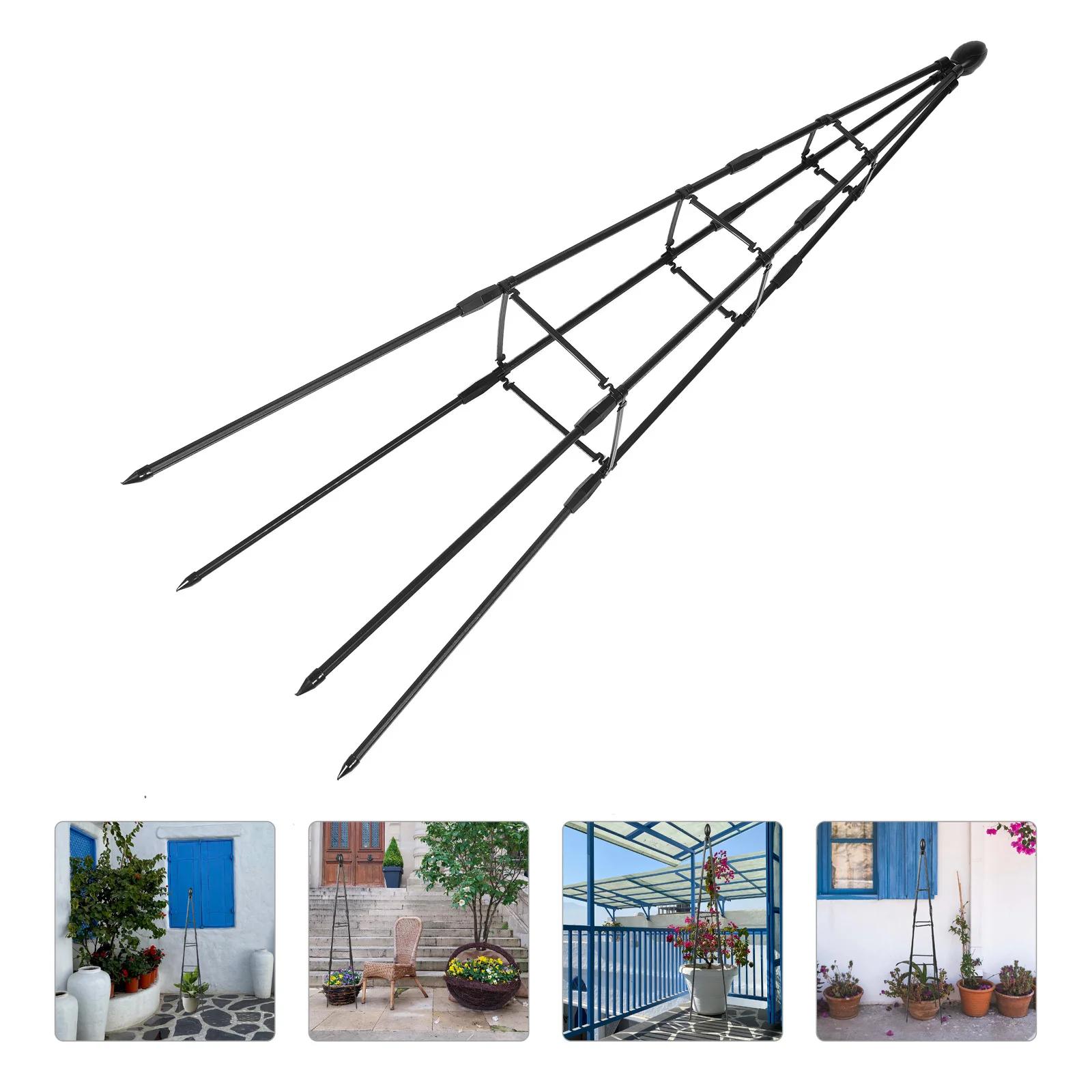 

1 Set Potted Plant Flower Support Green Plant Climbing Frame Durable Flower Vine Support Rack