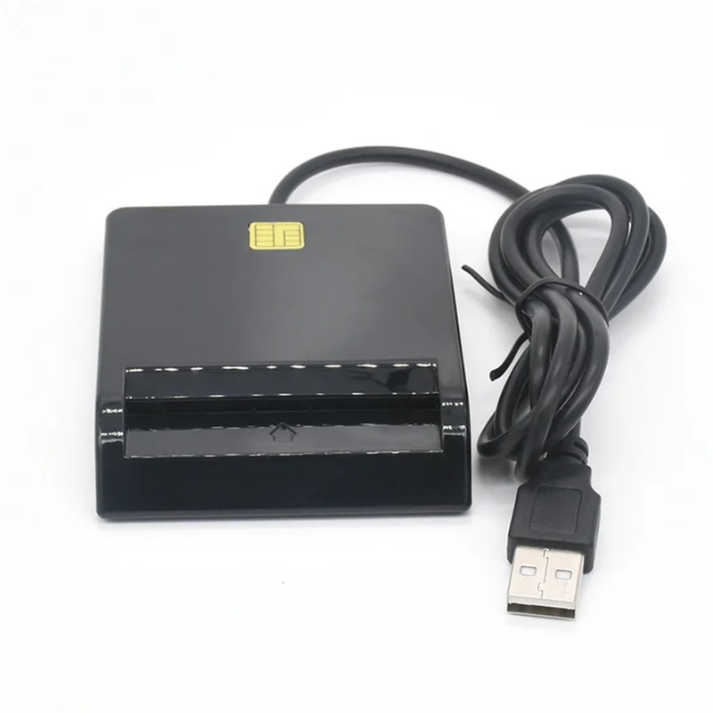 【가격 인하】6X USB 스마트 카드 리더기 은행 카드 IC/ID EMV 카드 리더기 윈도우 7 8 10 리눅스 OS용 고품질 USB-CCID