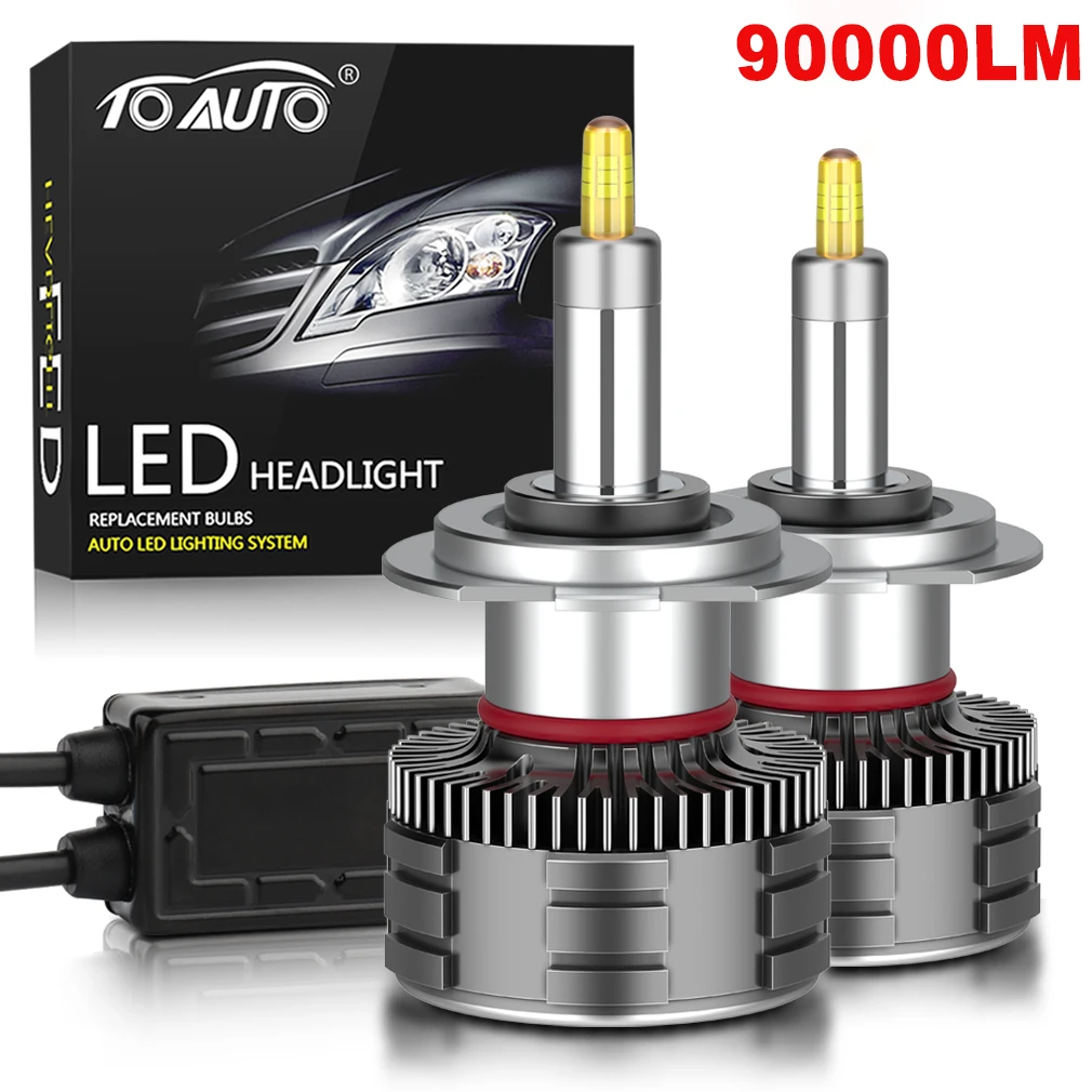 New 360 Degree Headlight Focos LED H1 H7 LED 360 Hb3 Hb4 9012 H4