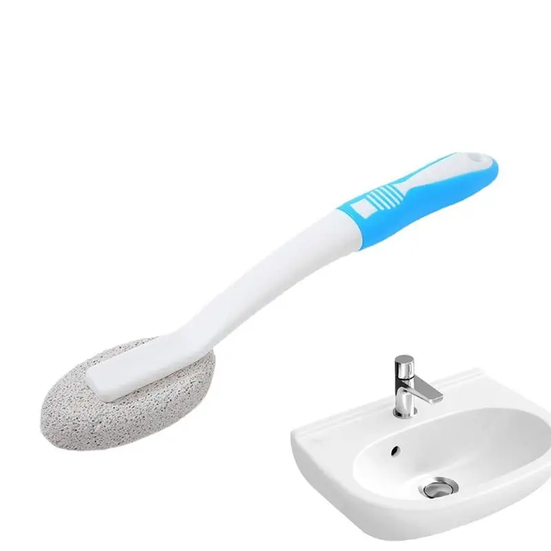 Hard Water Remover For Toilet Pumice Stone Scrubber Brush For Toilet Cleaning Home Accessories For Tiles Tub Pool Toilet