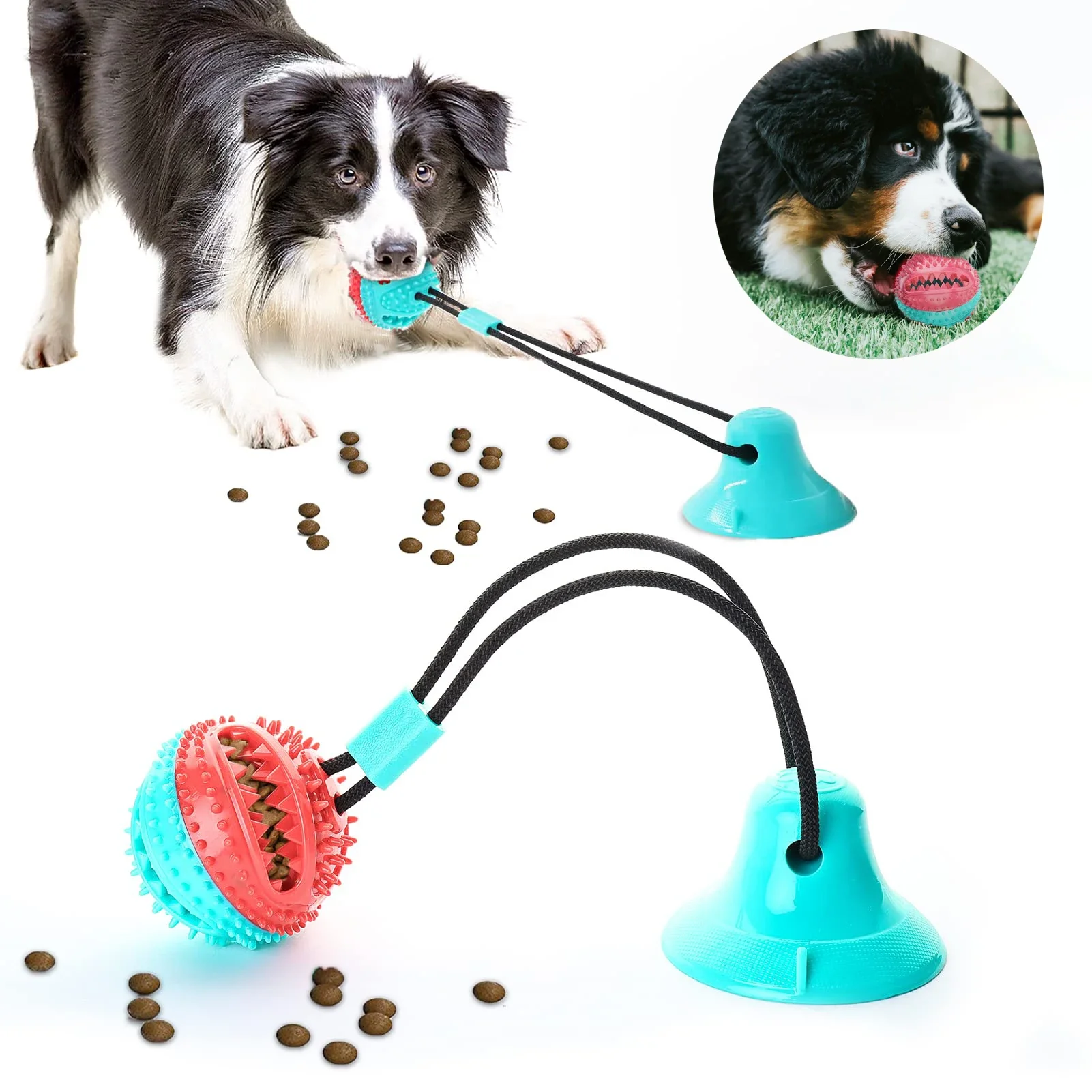 Puzzle Toy Silicone Dog Toys Dog Toys For Aggressive Chewers