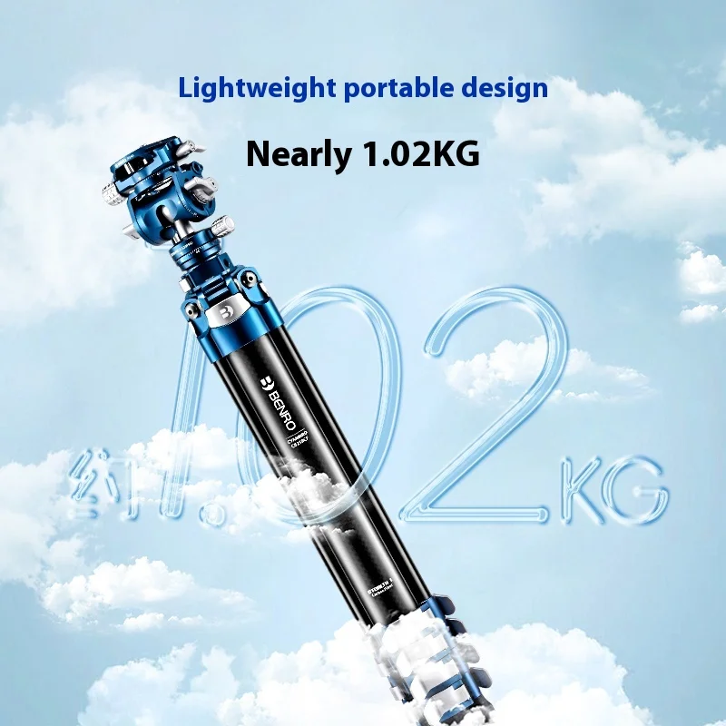 Benro Bluebird CB258CK CB259AFK CB259CFK Carbon Fiber Video Tripod Kit Fluid Head Twist max load 4.5kg camera tripod photography tripod