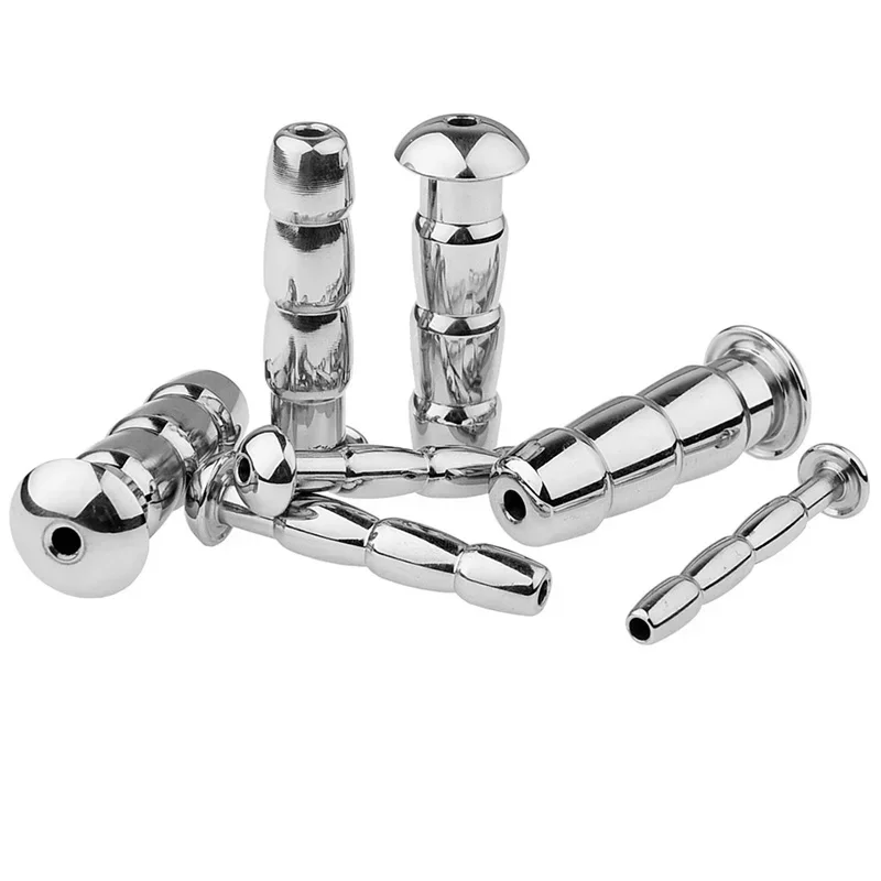 Male Urethral Sound Toys Stainless Steel Penis Plug Stretching Chastity Urethral Catheter Dilators Sex Toys For Men silicone urethral dilator urethral dilator