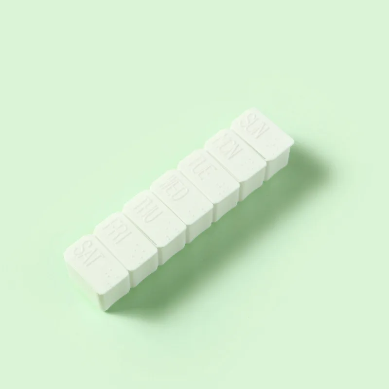 Compact Weekly Pill Organizer & Travel Medicine Storage Case