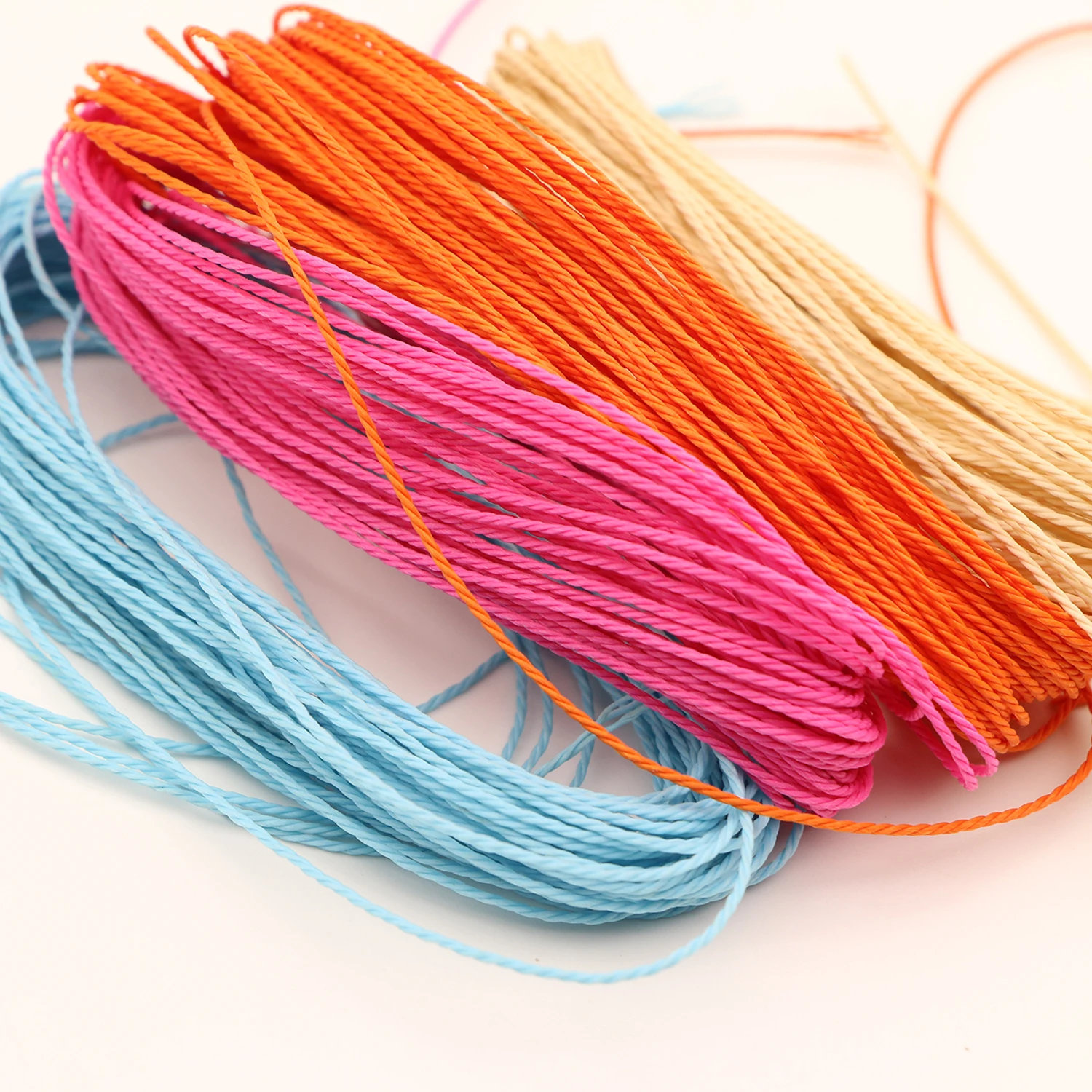 35 Colors Monochrome 10meters Cord String Sewing Leather Hand Wax Stitching DIY Thread for Making Bracelets Or Necklaces Repair