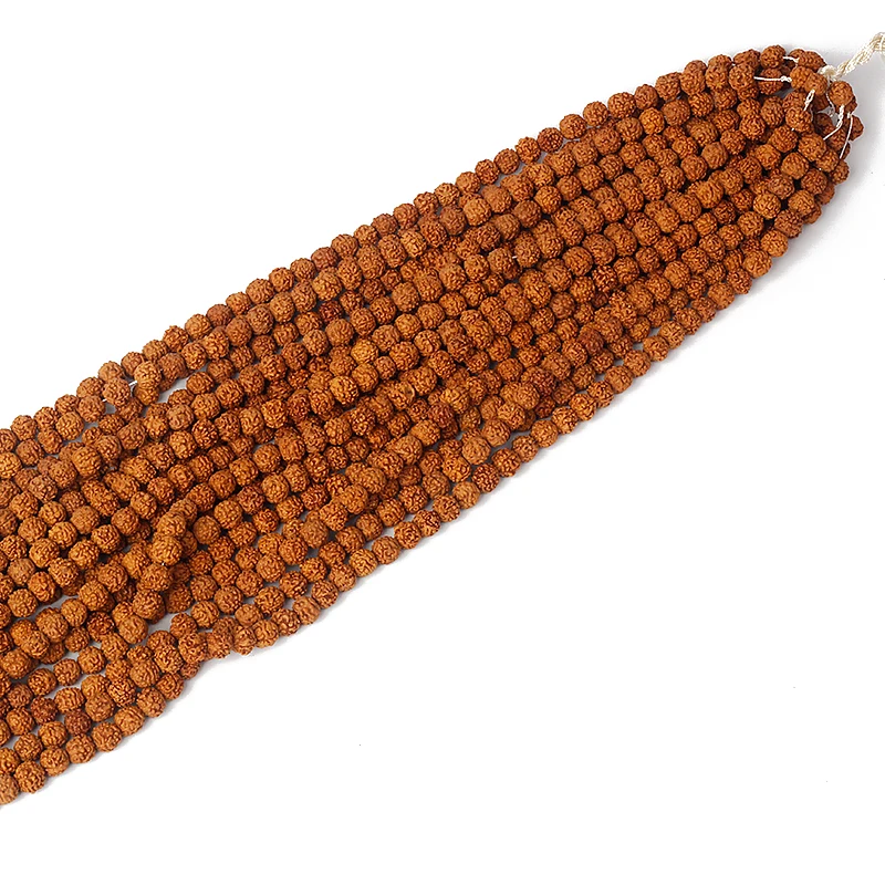 

Натуральная рудракша Mala 108 Beads 7/9mm приблизительная молитва для ожерелий медитация тренировочные Аксессуары для браслета