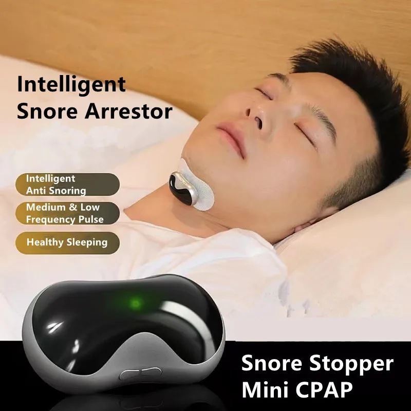 

Battery CPAP Anti Snoring Apnea Snore Stopper Arrestor Muscle Stimulator CPAP Sleep Aiding Tens EMA Respirator Ventilator