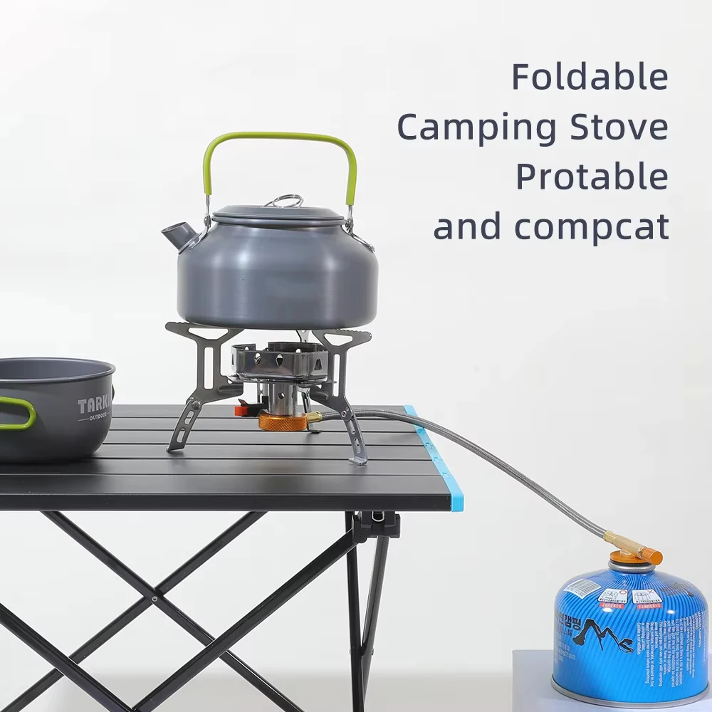 Camping Gas Stove 3000W Picnic Burner Hiking Fishing Backpacking Outdoor Camp Travel Cookware
