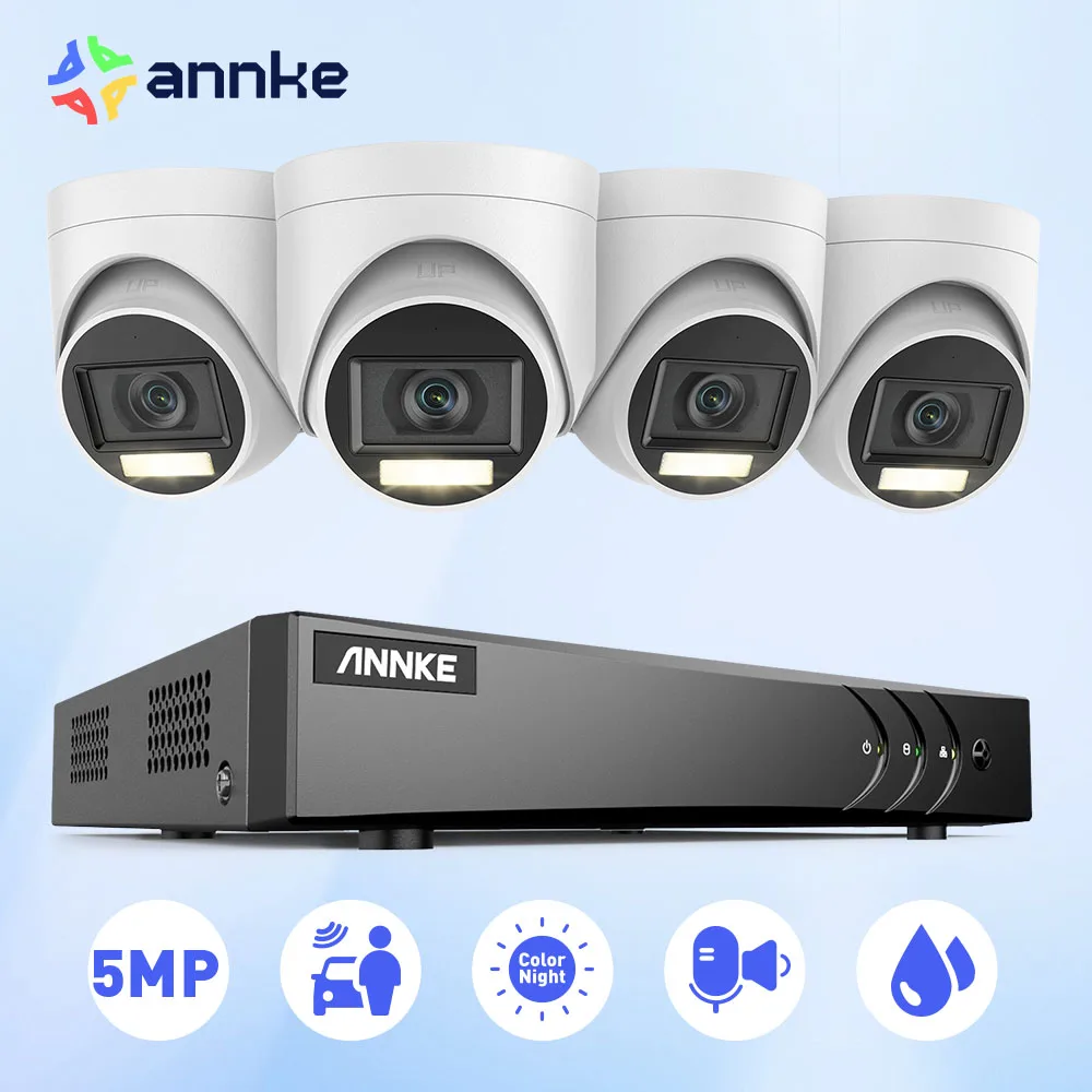 High Definition 5MP Video Surveillance System with Cameras
