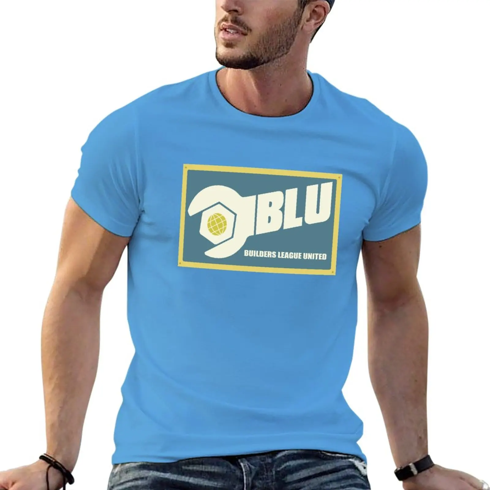 New Team Fortress 2 Blu Team T-Shirt Moda Coreana Felpe Magliette Vuote T-Shirt Da Uomo