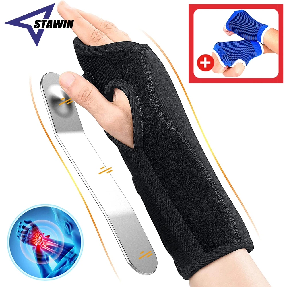1 Pc Adjustable Wristband Steel Wrist Brace Wrist Support Hand Brace