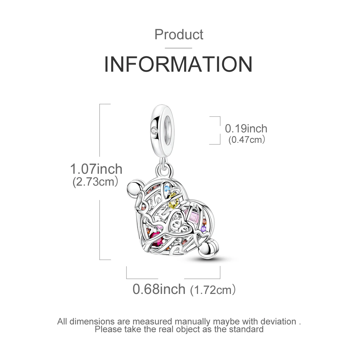 Original 925 Silver Charm Openable Nesting Doll Rose Princess Dress Pendant Fit Bracelet Diy Fashion Jewelry Image 24