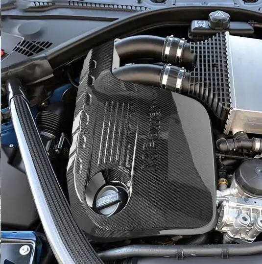 

Real Carbon Fiber Bonnet For BMW M3 M4 F80 2015 2016 2017 2018 Front Engine Hood Vent Cover