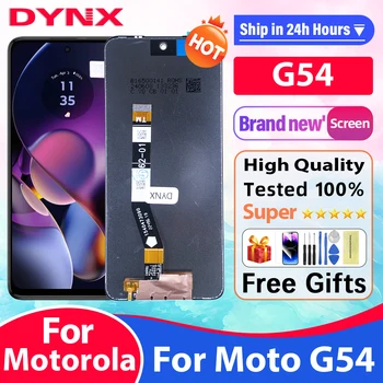 6.5 « AMOLED pour Motorola Moto G54 LCD XT2343-1 écran tactile numériseur assemblée pour Moto G54 XT2343-2 LCD avec cadre
