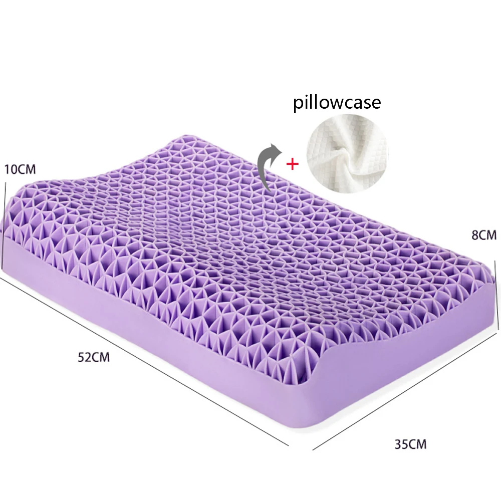 

Pectin Pillow Memory TPE Pillow Neck Message Pillows High Orthopedic Shoulder Pain Protection Cervical Almohadas Para Dormir