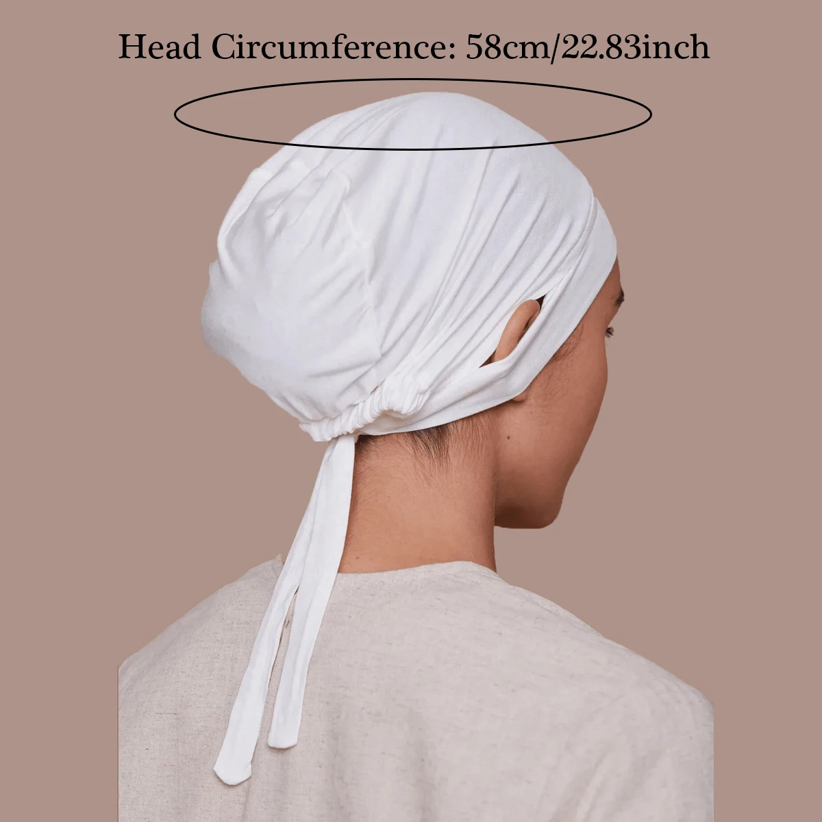 Jersey Drawstring Muslim Women Under Hijab Cap With Ear Hole Inner Hijab Cap Round Forehead Underscarf Bonnet Femme Musulman muslim headwear head scarf hijab headscarf hijab hats female head wraps