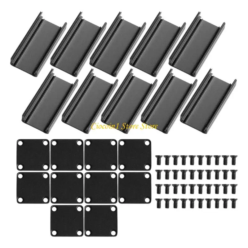 전자 회로 기판 보호 안전 및 냉각 응용 프로그램을 위한 A3PC 5pcs DIY 전원 공급 장치 프로젝트 인클로저