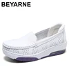 Spring high-qualit  Women Shoes Nurse antiskid comfort Flat Casual Working Shoes Wedge Platform White Shoes soft Female Footwear 1