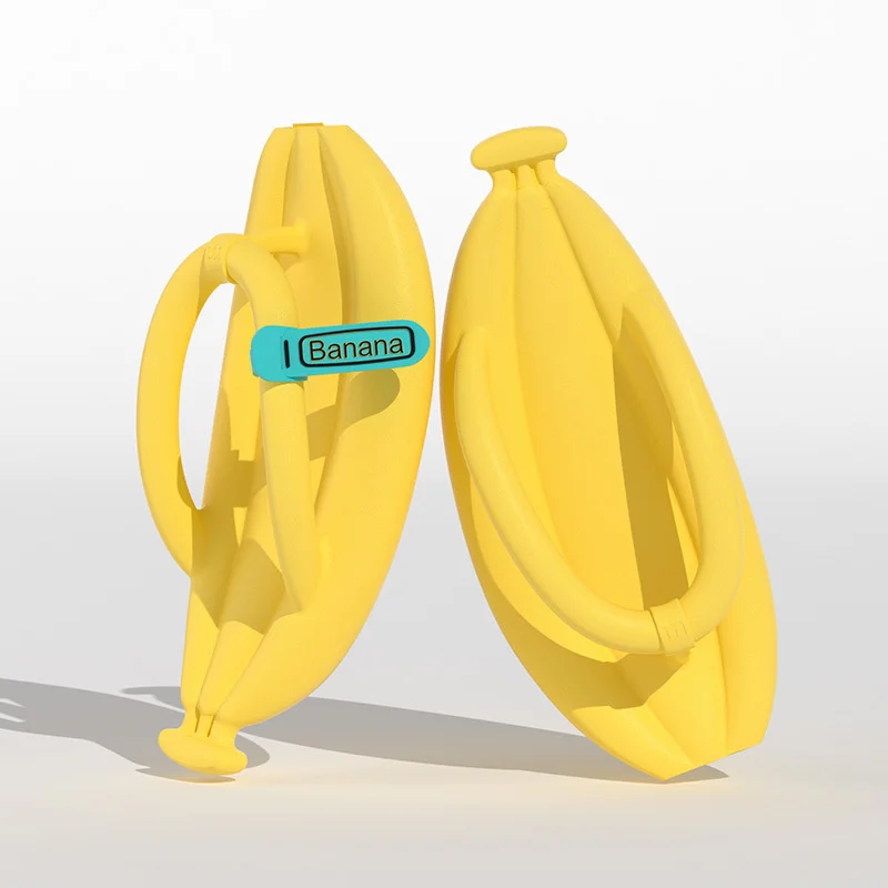 

Women slippers 2023 new creative joke banana flip flop female summer indoor bathroom anti-skid woman beach sandals