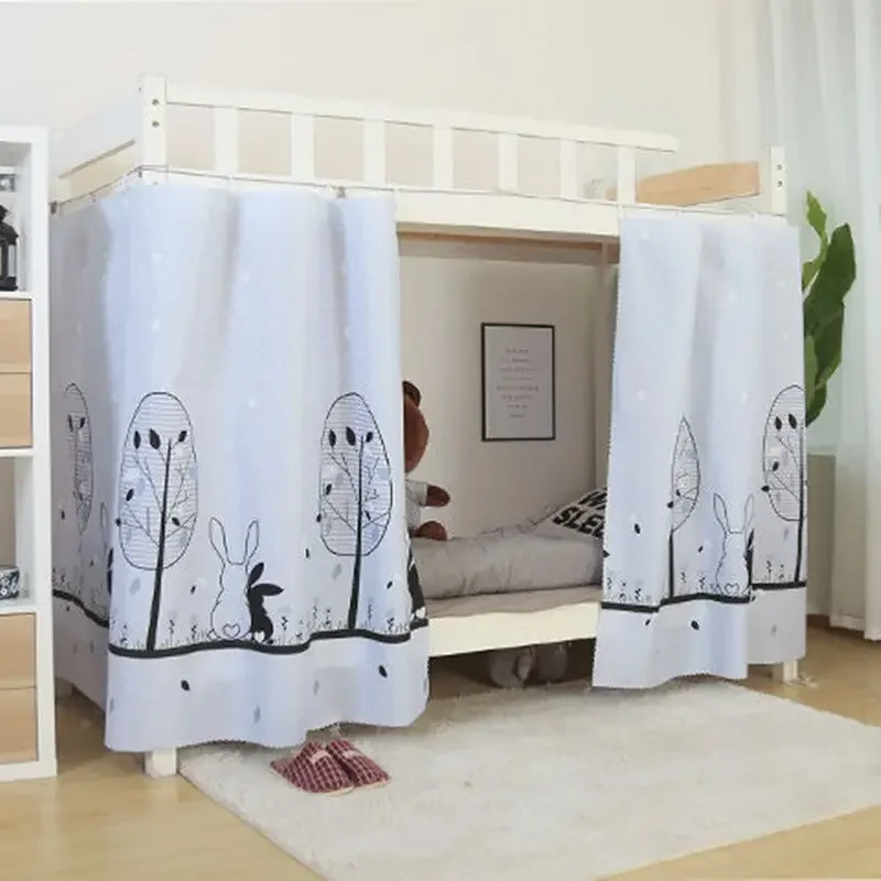 Bed Curtains Blackout Mosquito Net Home Student Dormitory Bed Tent Bottom Bunk Canopy Bed Curtains Children Bedroom Home Decor 5