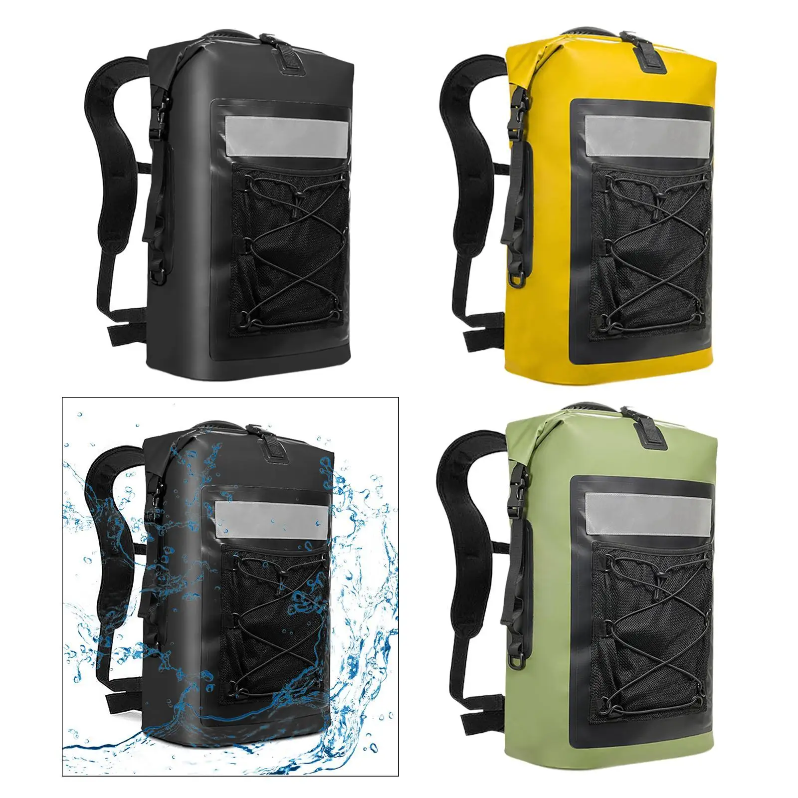 Waterproof Dry Bag Backpack 35L Pouch Swimming Backpack for Outdoors Cycling