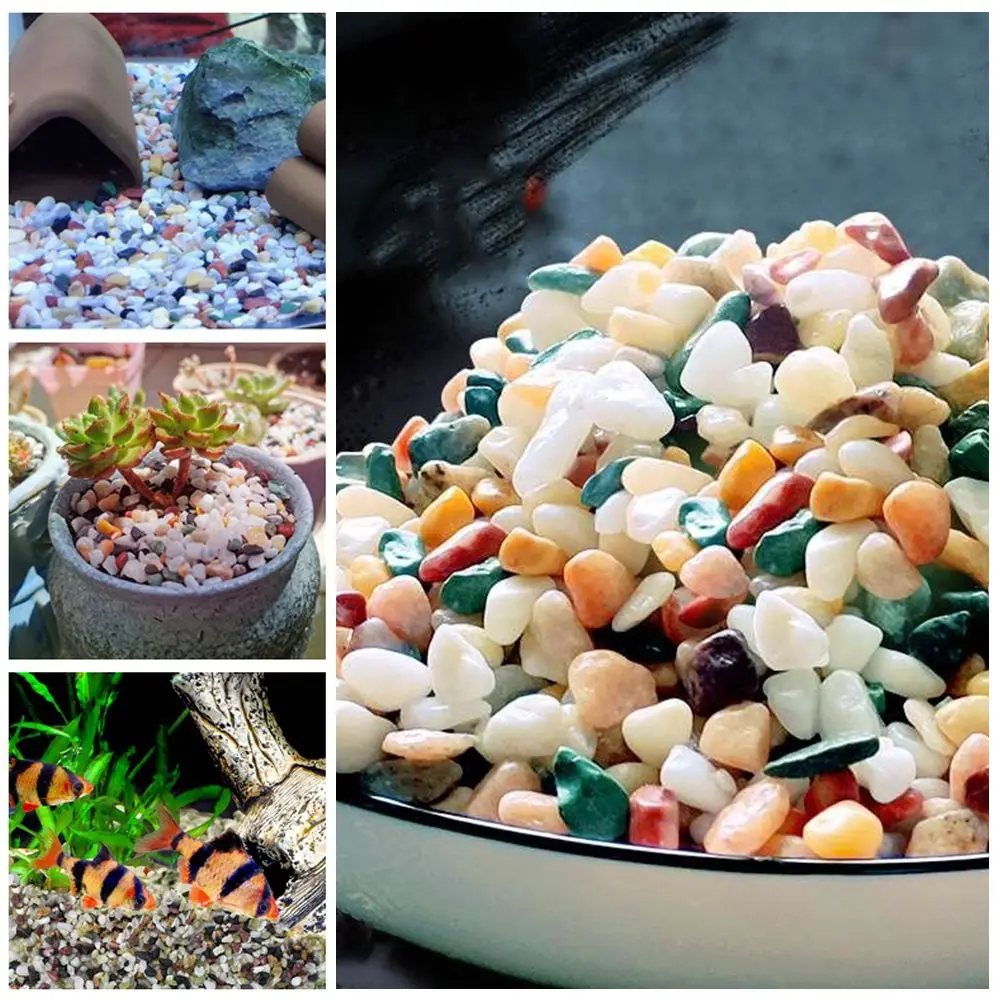 100G Aquarium Bonsai Garden Succulent Decoration Gravel Chip Pebble