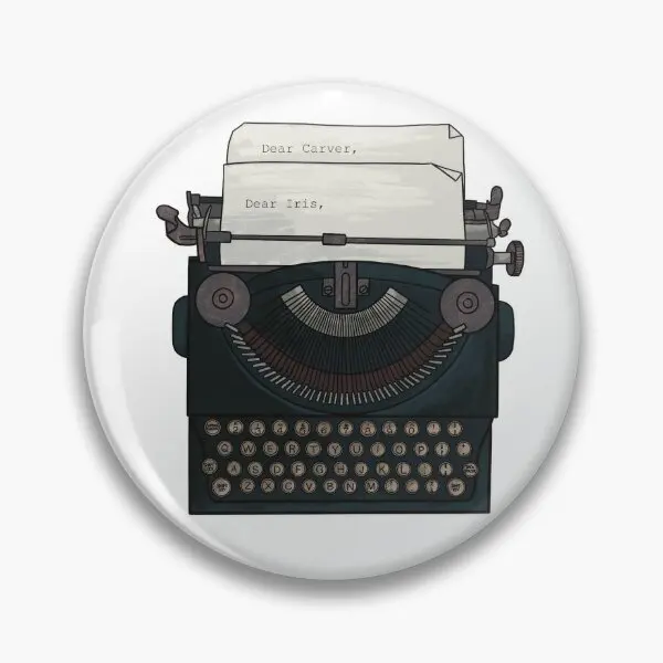 디바인 라이벌 타자기 소프트 단추 핀 금속 배지, 여성 라펠 핀, 크리에이티브 ..