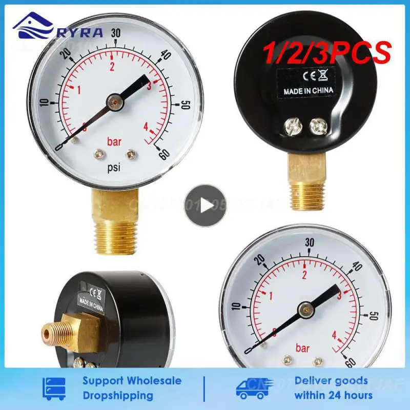 

Прецизионный Манометр класса 2.5%, 50 мм, нержавеющая сталь 1/4, резьбовое соединение, водой, газ, топливные манометры