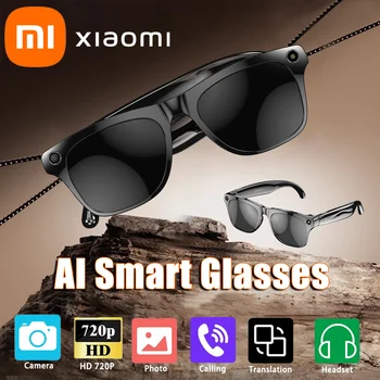 XIAOMI 4K HD AI Occhiali intelligenti Chat 260Mah Batteria Assistente vocale Controllo GPT 100MP Fotocamera Chiamata Bluetooth Occhiali intelligenti
