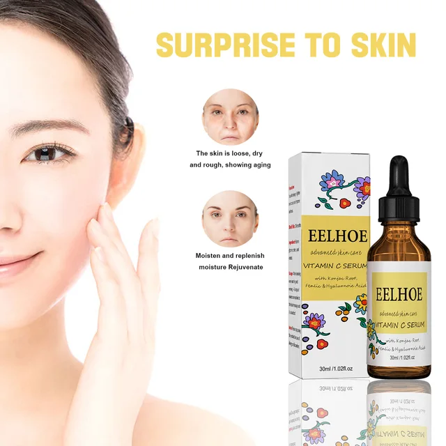 C -Vitamin Essence Tenyésztés Osztály Oldat Világosító Bőr Tónus Halványító Ráncok Bezáró Pórusok Hidratáló Bőrápolás - Image 5