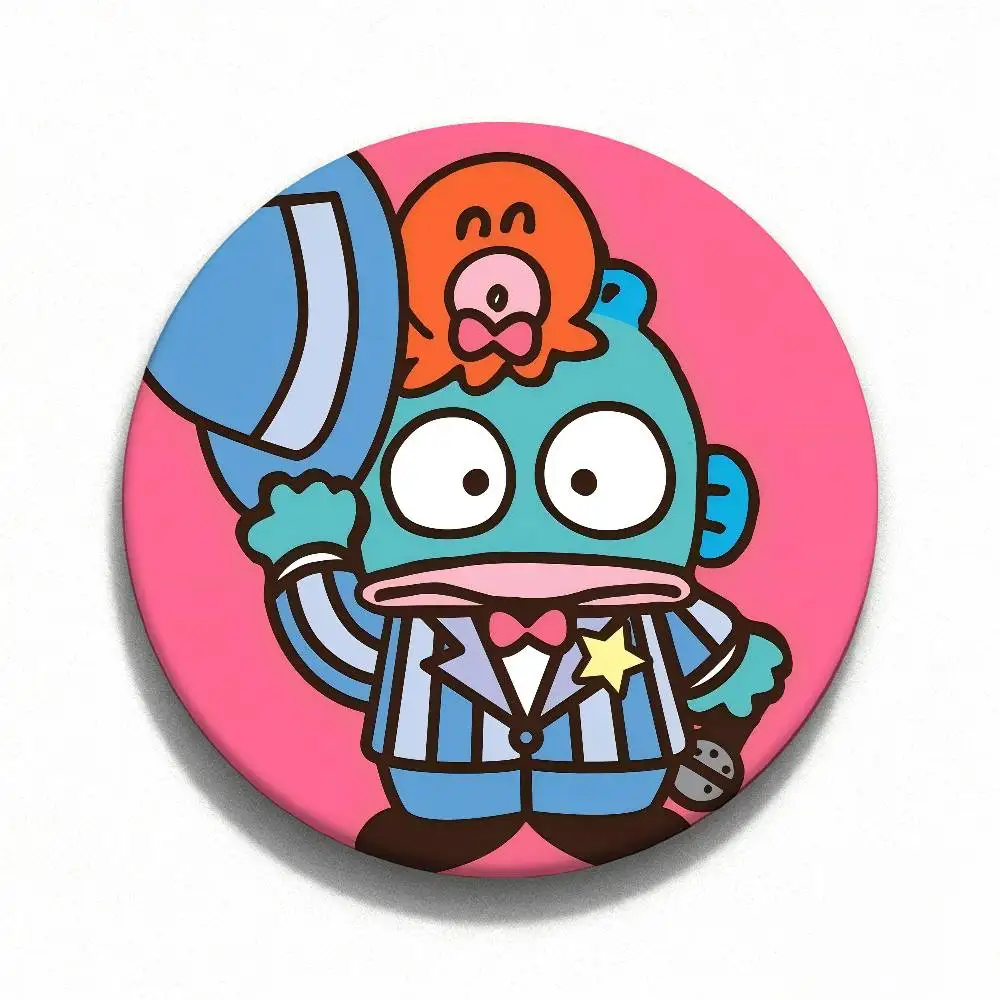 Handmade Hangyodon Cartoon Brooch – Cosplay Badge & Backpack Accessory