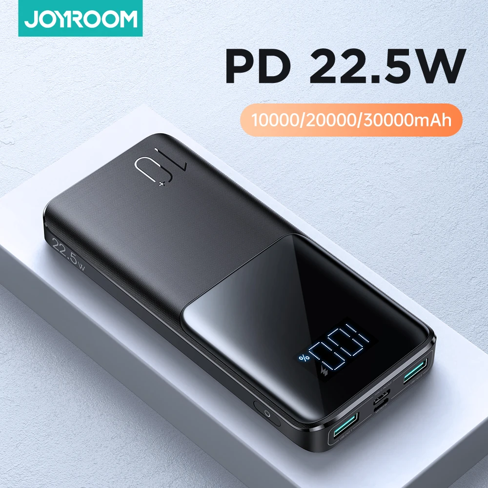 JR-QP193 30000mah 22.5W fast charging powerbank with LCD display – JOYROOM