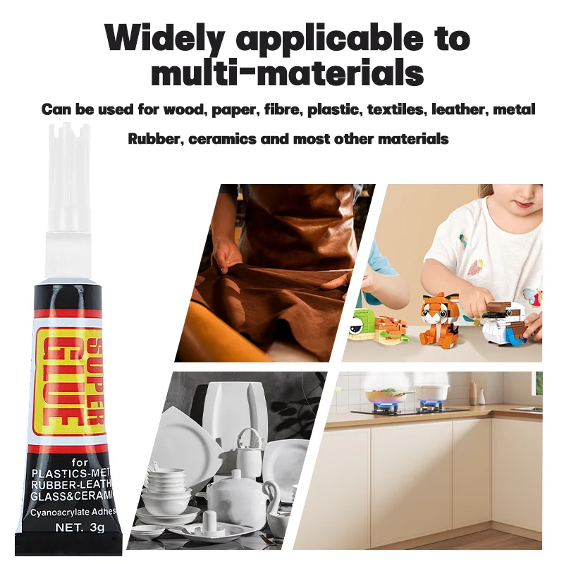Quick Repair Glue Epoxy Resin Super Glue Quick-dry Adhesive Wood Products Glass Plastic Repair 1/2/4/8/10pcs