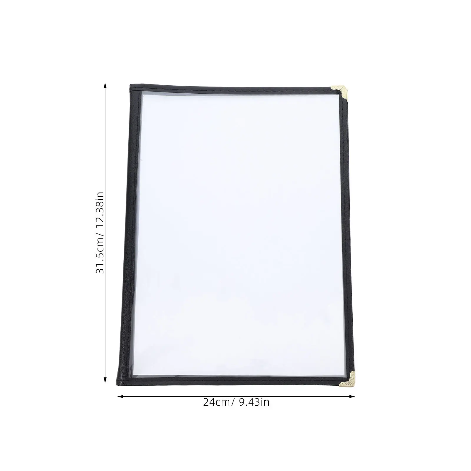 투명 메뉴 바인더 (레스토랑, 바, 호텔, 연회 메뉴, 주문서, 서버북, 음료 메뉴, 투명 삽입 메뉴 홀더)