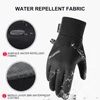 1Pair Winter Outdoor Warm Padded Gloves Touch Screen Non-slip Windproof Waterproof Running Hiking Gloves Stretchy Comfortable 4