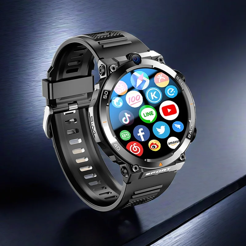

Смарт-часы Ajeger 4G LTE мужские, Android 8,1, 900 мАч, 5 МП, GPS, Wi-Fi, SIM-карта