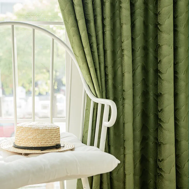 Bagaille VELOURS CURTAIN ★ GREEN Bagaille VELOURS CURTAIN ☆ GREEN Bagaille VELOURS CURTAIN