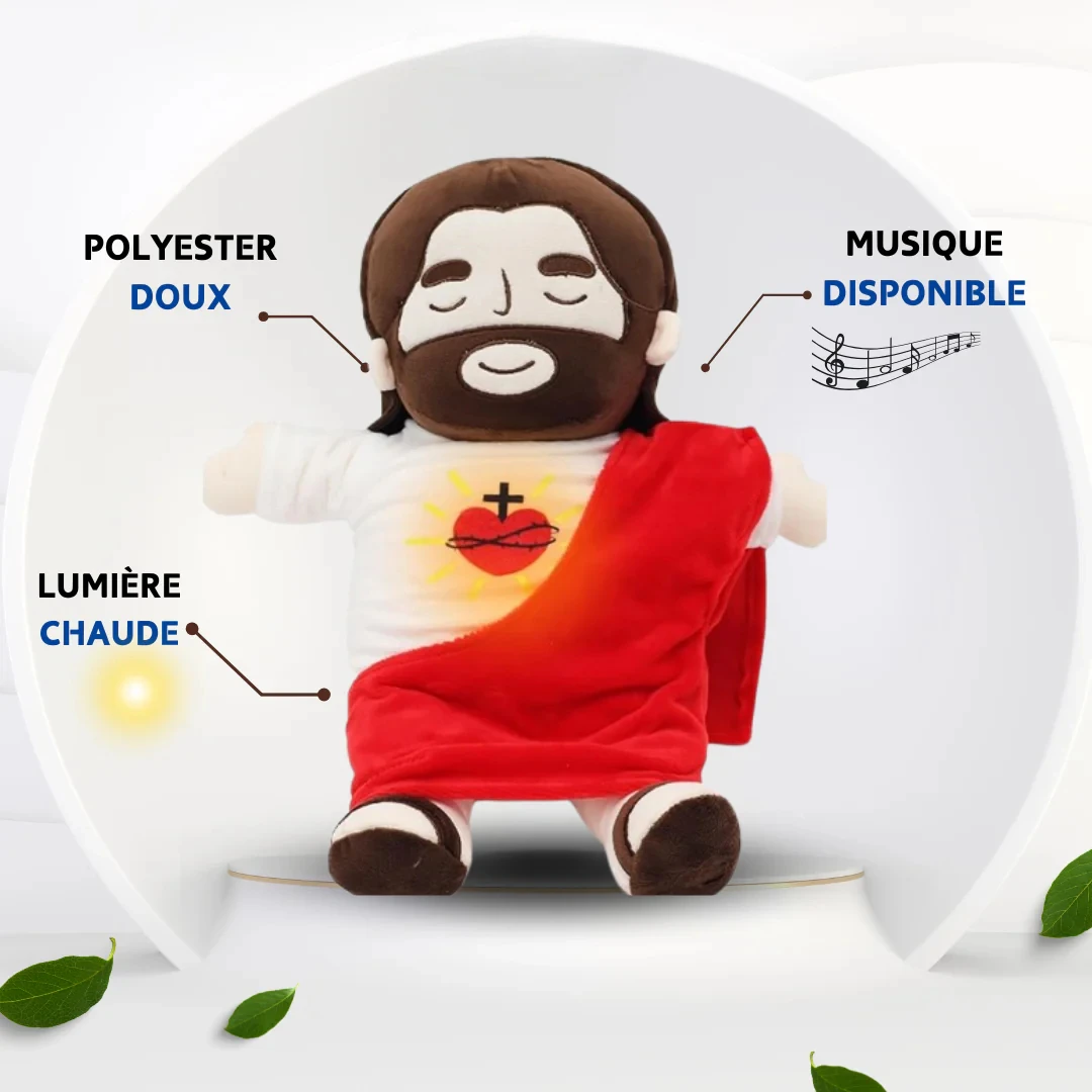 thumbnail image 1 of Peluche de Jesús que respira de 40 cm, muñeco de Jesús relajante para bebés, ajuste de cuatro velocidades, compañero de sueño musical para niños, juguete de regalo de Navidad, 1 of 5